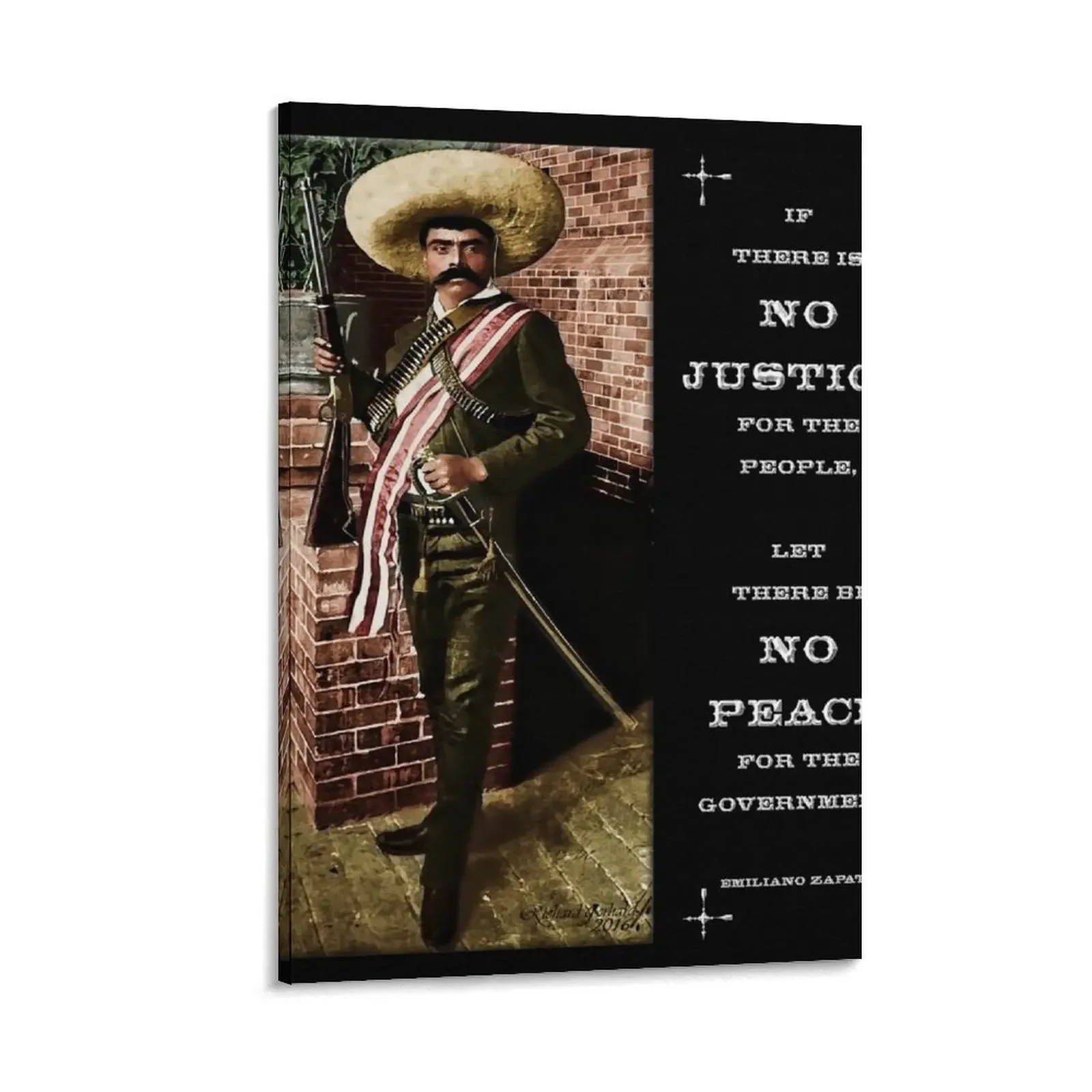 Emiliano Zapata Canvas Painting Decorative paintings Decor for room pictures for wall
Emiliano Zapata Canvas Painting Decorative paintings Decor for room pictures for wall