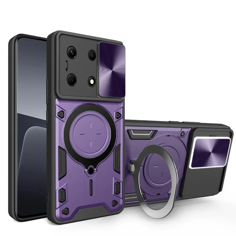 Shockproof Phone Case Back Cover for Infinix Note 30 40X 50S 50 Pro Plus 5G 4G Slide Camera Lens Holder Stand Protection Cases
Shockproof Phone Case Back Cover for Infinix Note 30 40X 50S 50 Pro Plus 5G 4G Slide Camera Lens Holder Stand Protection Cases