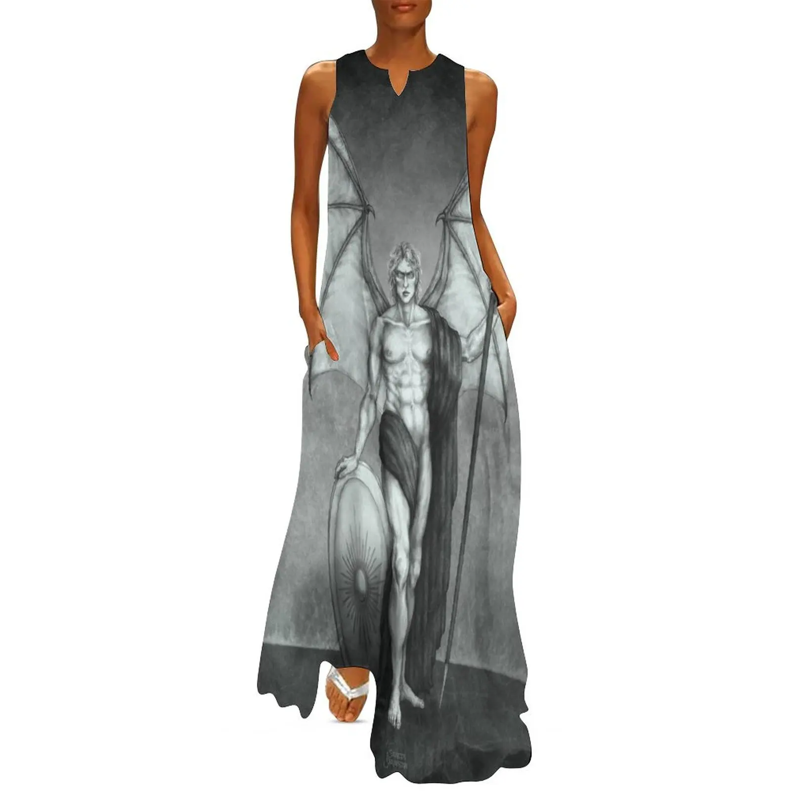 Paradise Lost Satan Long Dress Women's summer skirt Elegant gown Beachwear Long dress woman
Paradise Lost Satan Long Dress Women's summer skirt Elegant gown Beachwear Long dress woman