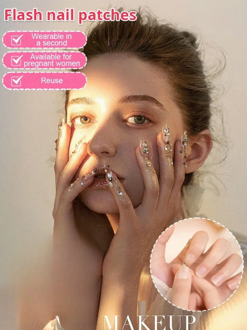 Wearable Nail Patch Medium Long Pop Flash Nail Patch Removable Whitening Wearable Nail Patch
Wearable Nail Patch Medium Long Pop Flash Nail Patch Removable Whitening Wearable Nail Patch