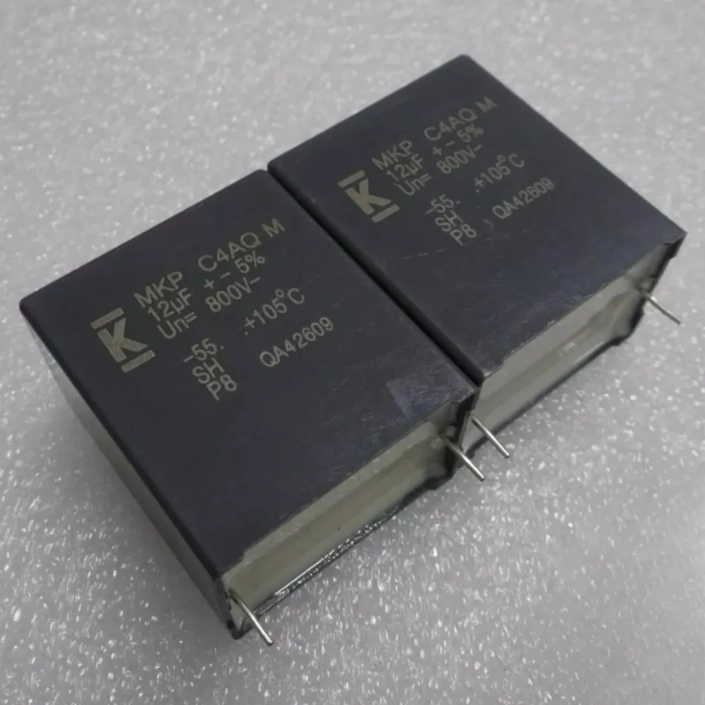 1PCS MKP C4AQ 12uf 800V 126 J brand new 27.5 mm non-inductive absorption protection film capacitor
1PCS MKP C4AQ 12uf 800V 126 J brand new 27.5 mm non-inductive absorption protection film capacitor