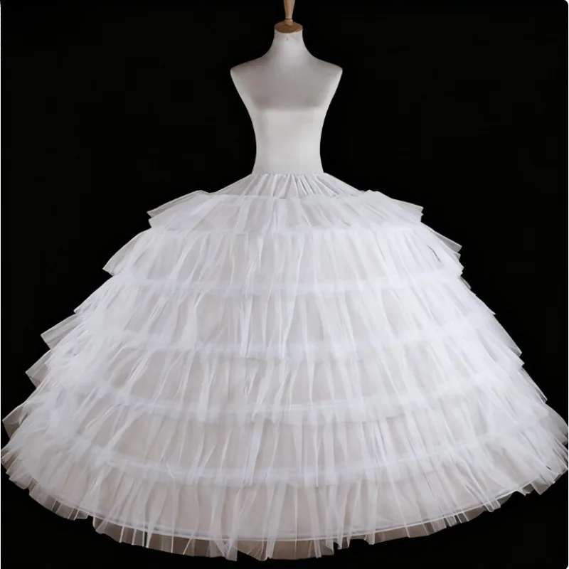 Аксессуары для костюмов, свадебный кринолин — 6 стальных обручей и 6-слойная тюлевая система с эластичной резинкой на талии для свадебных платьев
Аксессуары для костюмов, свадебный кринолин — 6 стальных обручей и 6-слойная тюлевая система с эластичной резинкой на талии для свадебных платьев