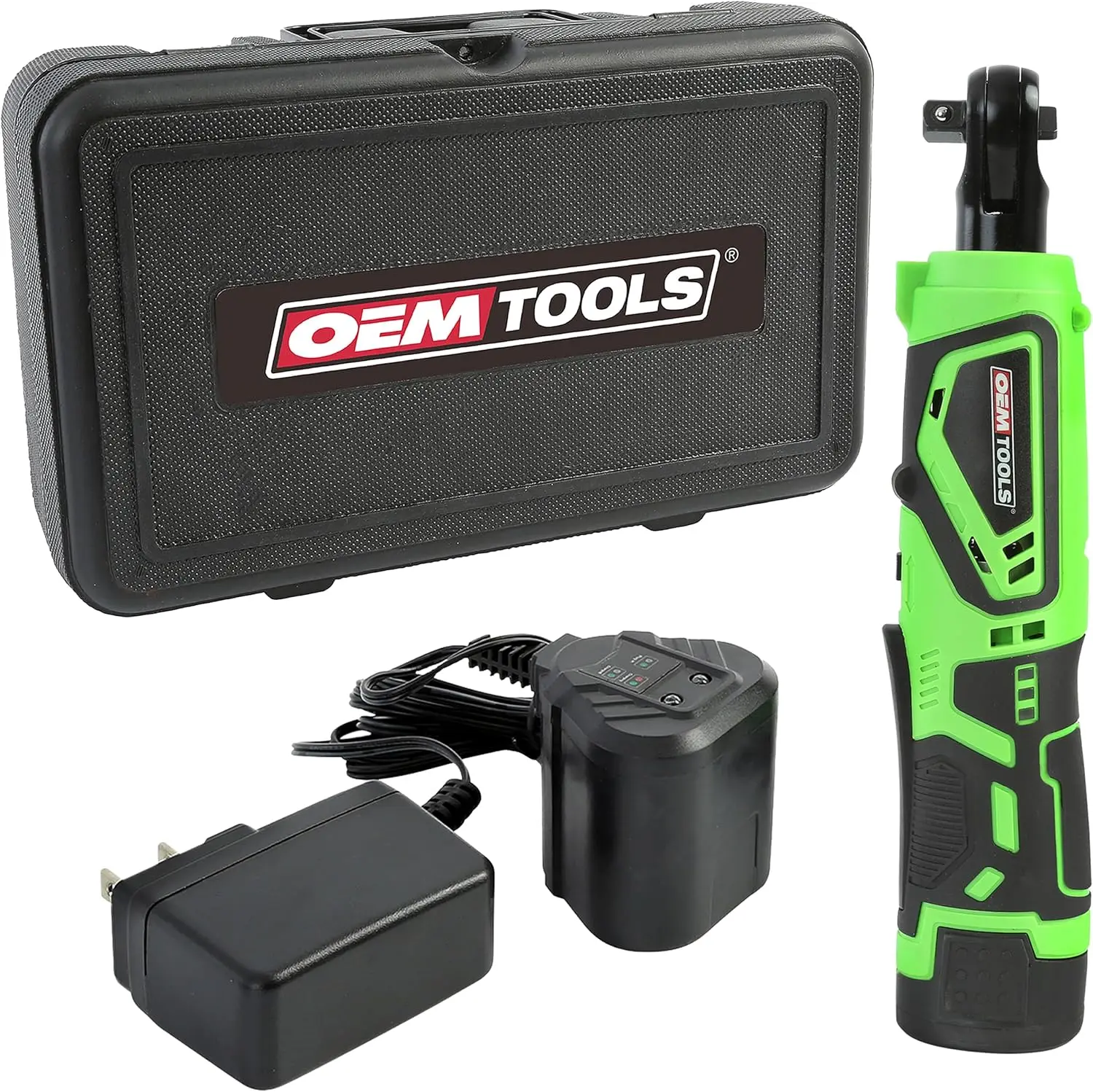 12V MAX Li-ion Cordless Ratchet Wrench, 3/8', 35 Lbs Torque, LED Worklight, Lightweight & Ergonomic
12V MAX Li-ion Cordless Ratchet Wrench, 3/8', 35 Lbs Torque, LED Worklight, Lightweight & Ergonomic