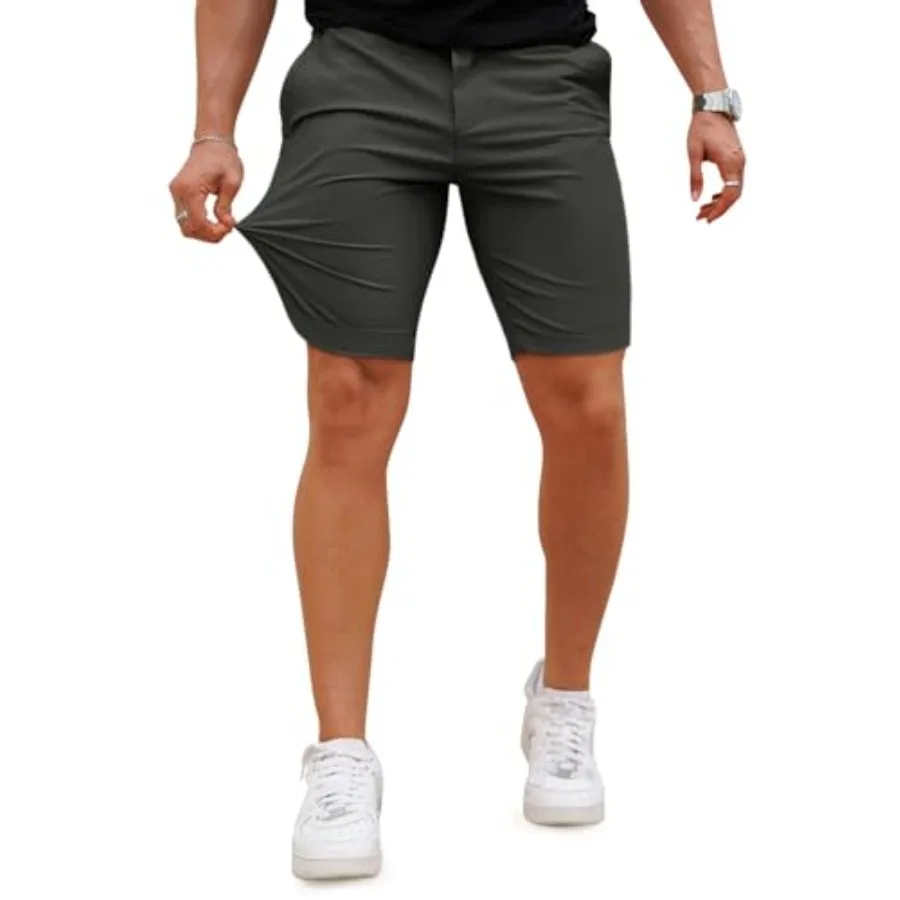 Mens Casual Dress Shorts Stretch Slim Fit Quick Dry 9 Inch Inseam
Mens Casual Dress Shorts Stretch Slim Fit Quick Dry 9 Inch Inseam