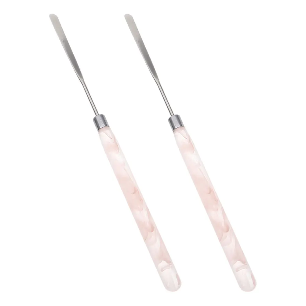 2pcs Makeup Tools Spatula Pen Blending Acrylic Lotion Scooper Face Cream Applicator Beauty Salon Mixing Tool Nail
2pcs Makeup Tools Spatula Pen Blending Acrylic Lotion Scooper Face Cream Applicator Beauty Salon Mixing Tool Nail