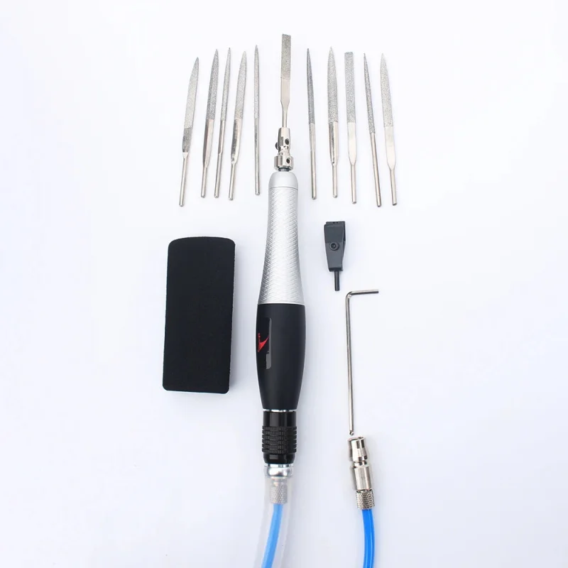 Micro Pneumatic Reciprocating Air File, 38000 BPM Mini Handheld Polishing & Deburring Tool
Micro Pneumatic Reciprocating Air File, 38000 BPM Mini Handheld Polishing & Deburring Tool