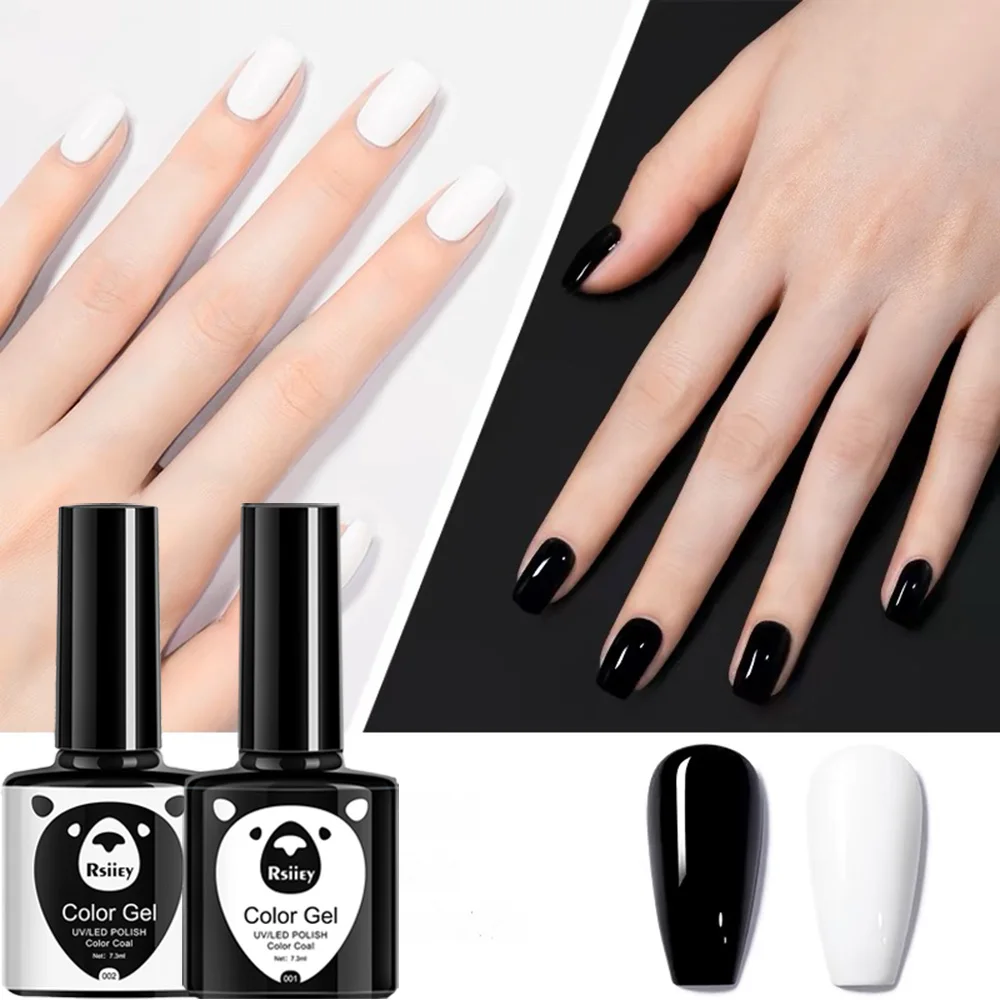 7.3ml Black White Gel Polish Nail Art 41+ Solid & Glitter Gel Nail Varnish Classic White Black Semi Permanent Nail UV Gel Polish
7.3ml Black White Gel Polish Nail Art 41+ Solid & Glitter Gel Nail Varnish Classic White Black Semi Permanent Nail UV Gel Polish