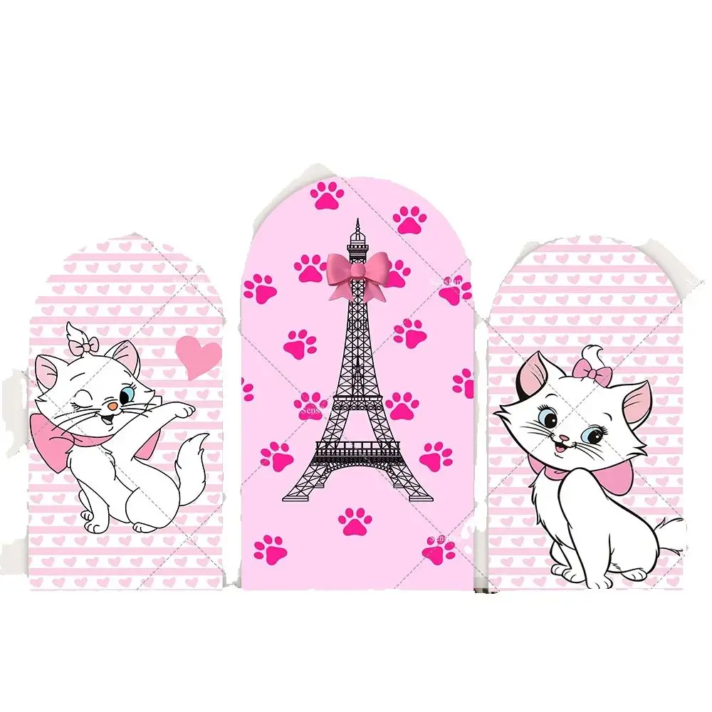 Pink Marie Cat Arch Backdrop Cover Girl Baby Shower Decoration Party Banner Girl 1st Birthday Arched Wall Photo Background
Pink Marie Cat Arch Backdrop Cover Girl Baby Shower Decoration Party Banner Girl 1st Birthday Arched Wall Photo Background