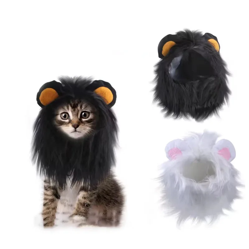 Lion Mane Wig Headgear Caps Pet Cats Dogs Hats Apparel Costume Halloween Cosplay Party Pet Clothing Accessories
Lion Mane Wig Headgear Caps Pet Cats Dogs Hats Apparel Costume Halloween Cosplay Party Pet Clothing Accessories