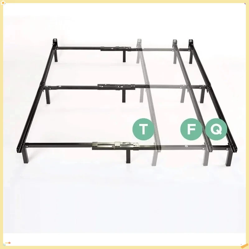 Metal Adjustable Bed Frame 7 Inch Support, Heavy Duty for Box Spring & Mattress, Twin/Full/Queen Size
Metal Adjustable Bed Frame 7 Inch Support, Heavy Duty for Box Spring & Mattress, Twin/Full/Queen Size
