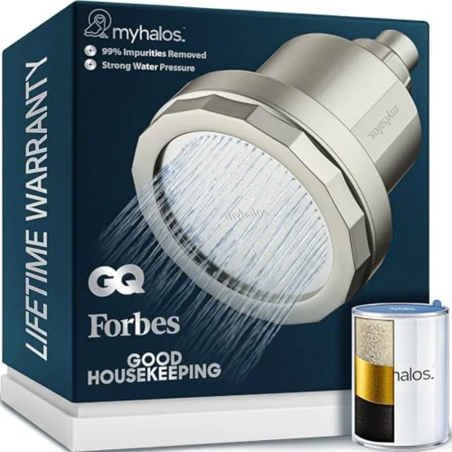 ® Filtered Shower Head for Hard Water Filter - High Pressure Removes Chlorine - Shower Head Filter for Hard Water Softener Show
® Filtered Shower Head for Hard Water Filter - High Pressure Removes Chlorine - Shower Head Filter for Hard Water Softener Show