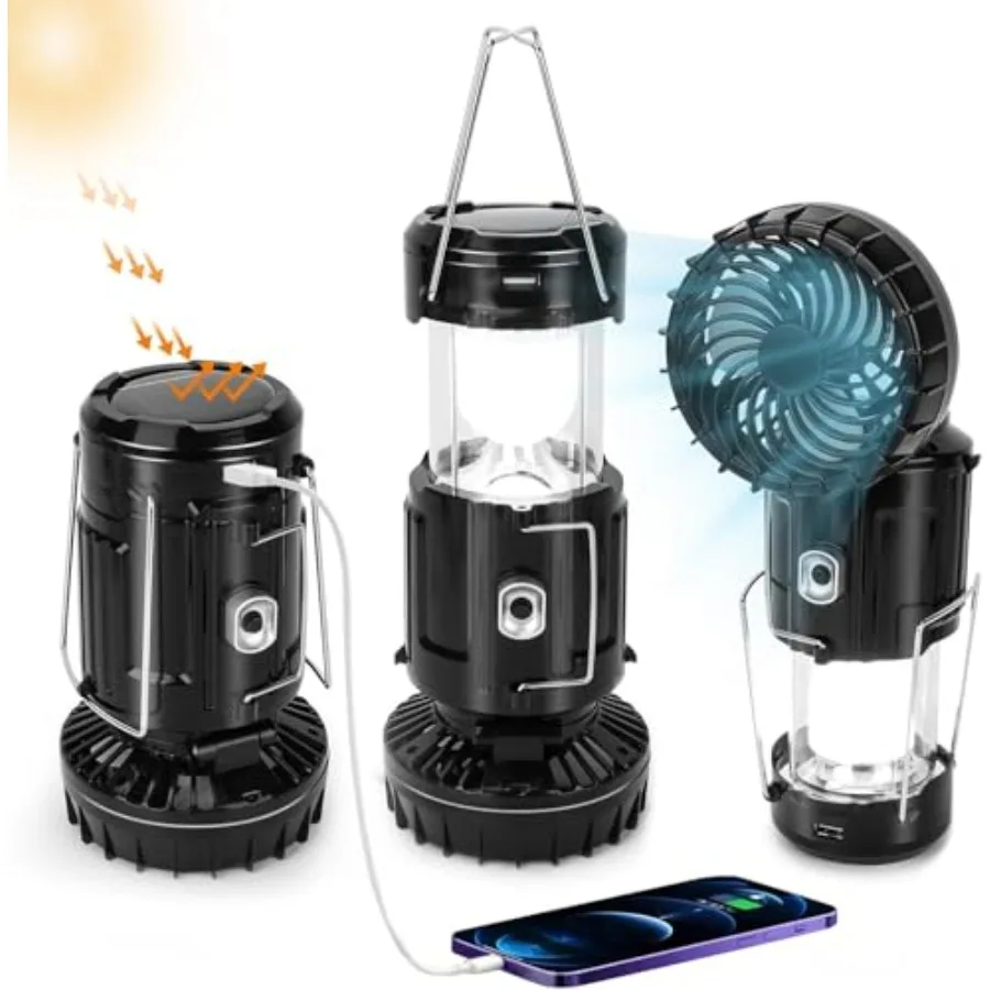 4 Pack 2026 Upgrade Solar Portable Lantern Rechargeable Fan - Collapsible Lightweight LED Camping Lantern for Power Outages Fla
4 Pack 2026 Upgrade Solar Portable Lantern Rechargeable Fan - Collapsible Lightweight LED Camping Lantern for Power Outages Fla