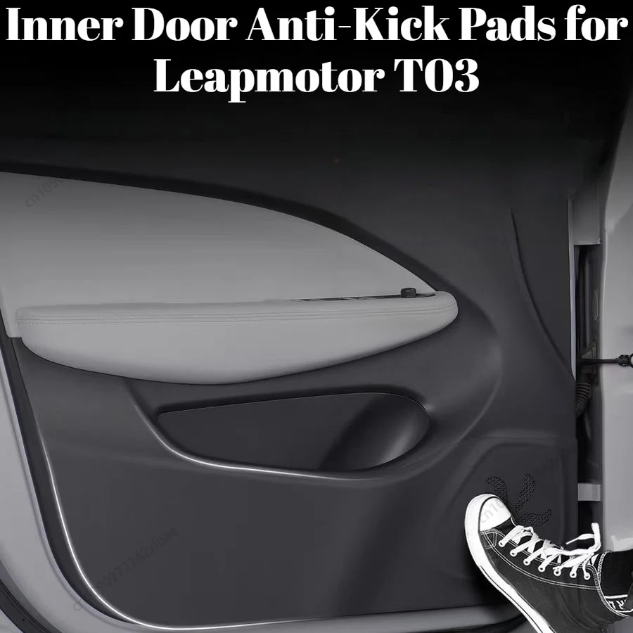 Inner Door Anti-Kick Mats, Interior Decor & Modification Accessories for Leapmotor T03 2024-2026 Exterior Parts Body Kits
Inner Door Anti-Kick Mats, Interior Decor & Modification Accessories for Leapmotor T03 2024-2026 Exterior Parts Body Kits
