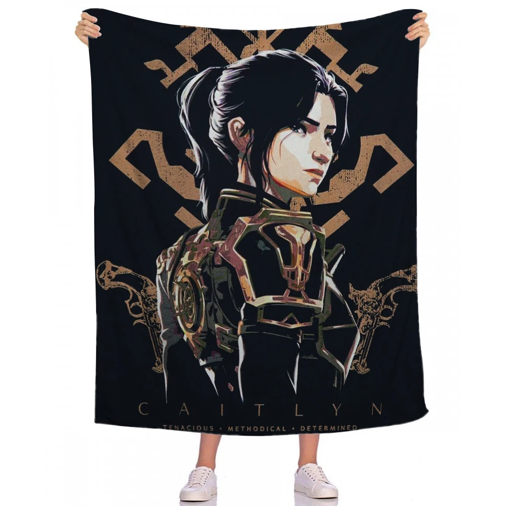 Arcane Caitlyn Game Flannel Blanket Warm Soft Throw Blanket for Outdoor Picnic Print Bedspread Sofa Bed Cover
Arcane Caitlyn Game Flannel Blanket Warm Soft Throw Blanket for Outdoor Picnic Print Bedspread Sofa Bed Cover