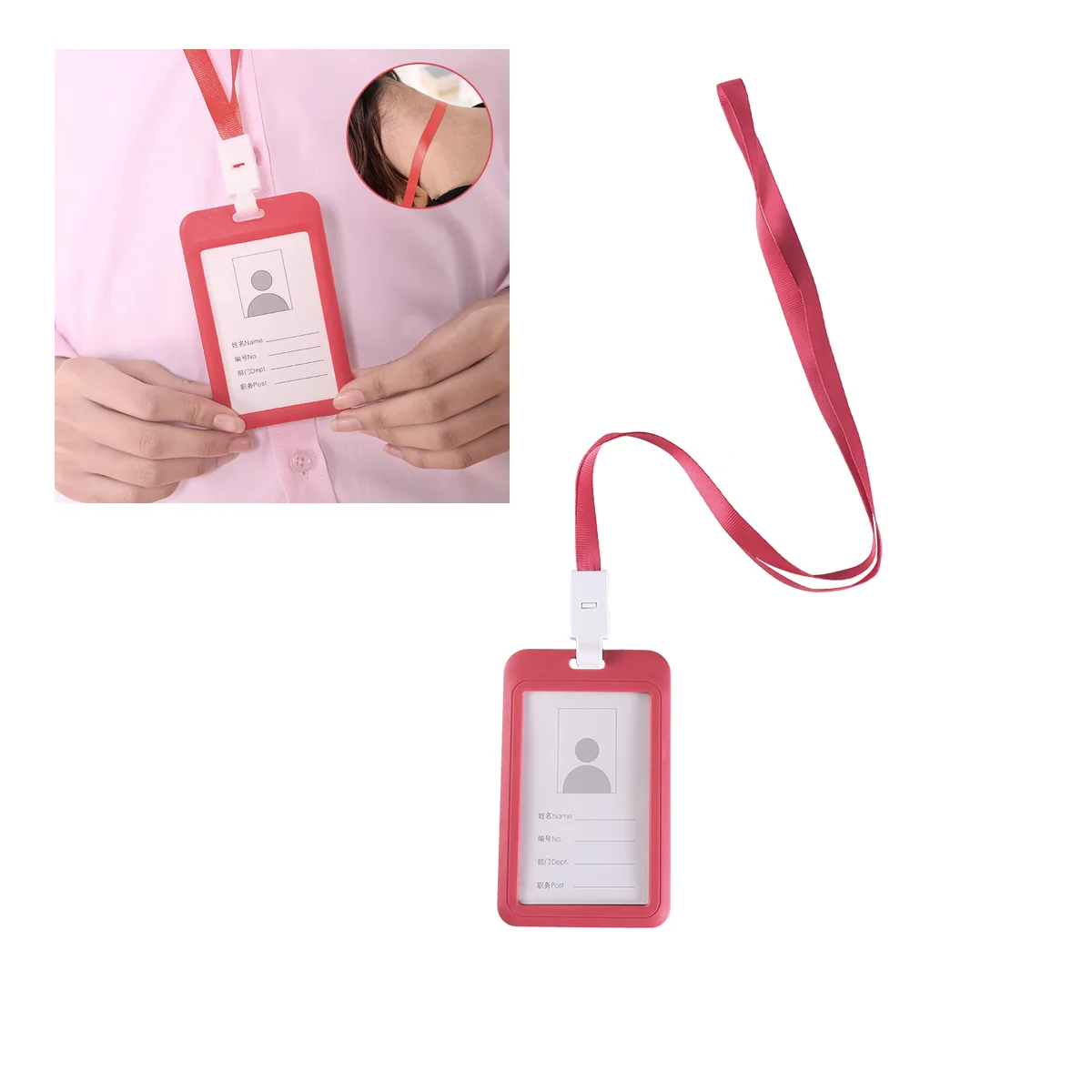 Badge Holder Lanyard Hanging Rope Holder for Work Chest School Brand ID badge lanyard lanyard for holder
Badge Holder Lanyard Hanging Rope Holder for Work Chest School Brand ID badge lanyard lanyard for holder