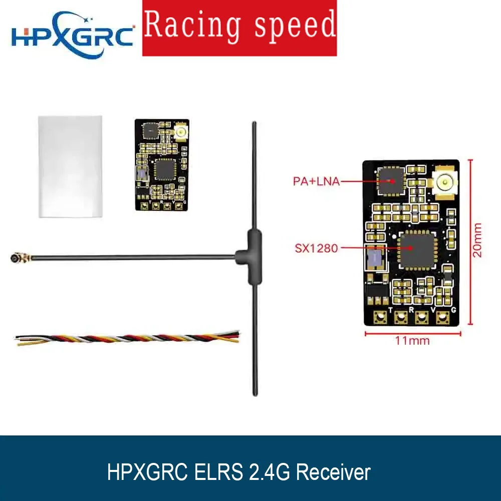 HPXGRC 2.4G ExpressLRS ELRS Receiver for FPV Freestyle Long Range Drones DIY RC Accessories
HPXGRC 2.4G ExpressLRS ELRS Receiver for FPV Freestyle Long Range Drones DIY RC Accessories