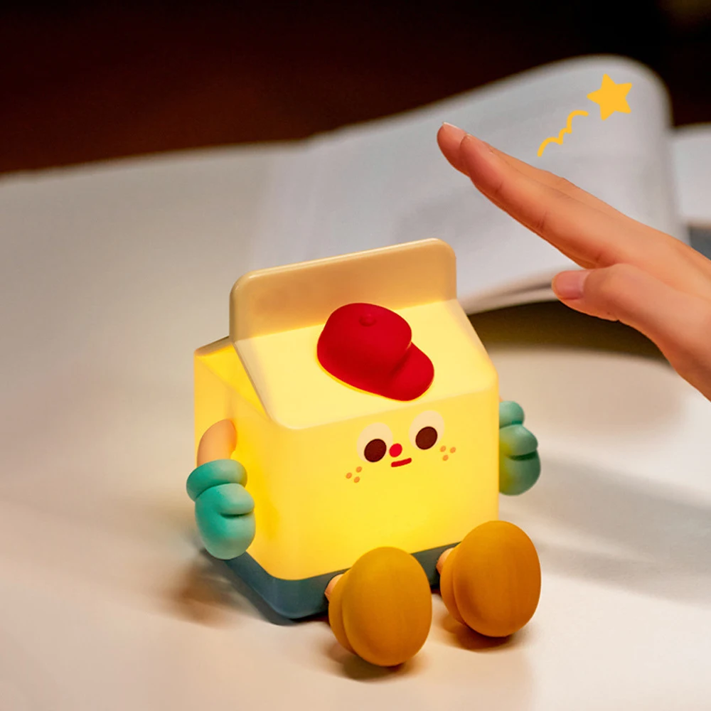 Cartoon Milk Carton Atmosphere Light LED Reading Light Children's Bedroom Bedside Light Touch Switch Light USB Light
Cartoon Milk Carton Atmosphere Light LED Reading Light Children's Bedroom Bedside Light Touch Switch Light USB Light