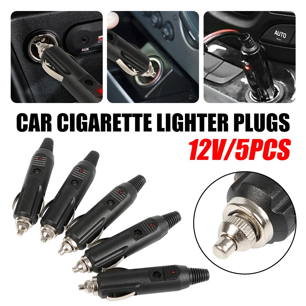 5pcs Auto Cigarette Lighter Plug With Light Without Wire Socket Adapter Converter Auto Cigarette Lighter Accessories Tools 5v
5pcs Auto Cigarette Lighter Plug With Light Without Wire Socket Adapter Converter Auto Cigarette Lighter Accessories Tools 5v