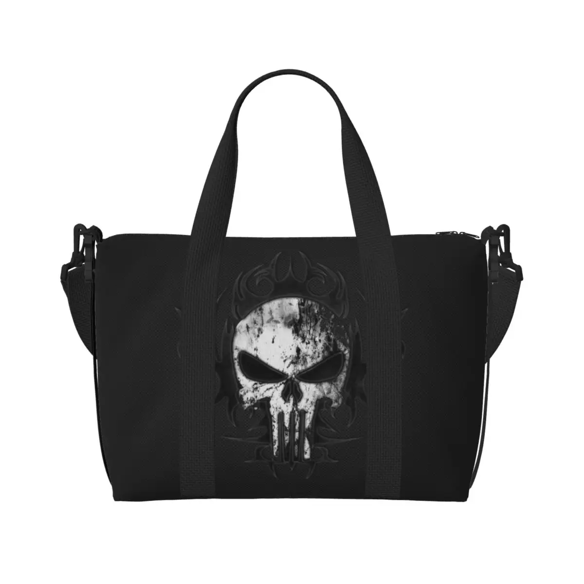 Custom Punisher Anime Tote Bag Women Large Capacity Cartoon Design Gym Beach Shoulder Travel Bag
Custom Punisher Anime Tote Bag Women Large Capacity Cartoon Design Gym Beach Shoulder Travel Bag