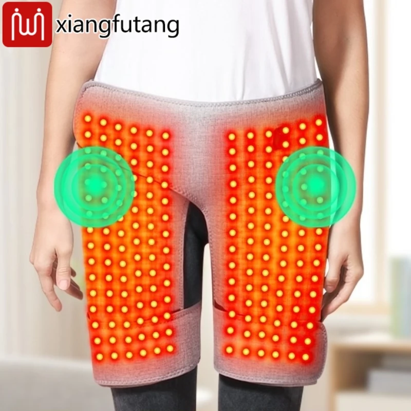 Красный свет с подогревом бедра, бандаж с массажером, электрическая подушечка для бедра с подогревом, горячая физиотерапия для облегчения боли ишиаса
Красный свет с подогревом бедра, бандаж с массажером, электрическая подушечка для бедра с подогревом, горячая физиотерапия для облегчения боли ишиаса