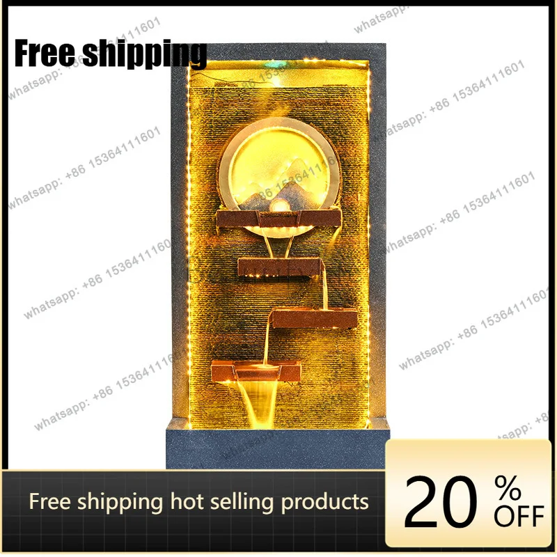 Company hotel clubhouse tea room entrance lucky mountains and rivers water curtain floor running water ornament
Company hotel clubhouse tea room entrance lucky mountains and rivers water curtain floor running water ornament