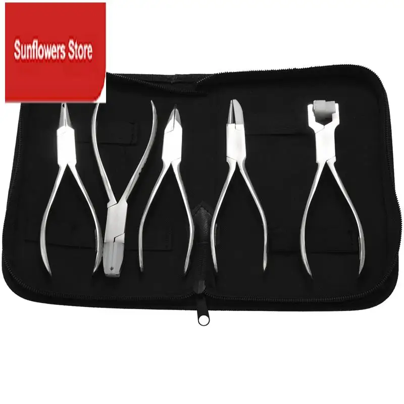 ABRM-5Pcs Stainless Steel Optic Eye Glasses Optician Eyeglasses Frame Repair Optical Pliers Tools Kit With Black Pouch Bag
ABRM-5Pcs Stainless Steel Optic Eye Glasses Optician Eyeglasses Frame Repair Optical Pliers Tools Kit With Black Pouch Bag