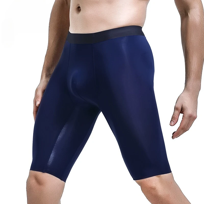 Men's Boxer Lengthened Summer Ice Silk Underwear Quick-Drying Anti-Wear Legs Panties High Elastic Pouch Bulge Underpants Male
Men's Boxer Lengthened Summer Ice Silk Underwear Quick-Drying Anti-Wear Legs Panties High Elastic Pouch Bulge Underpants Male