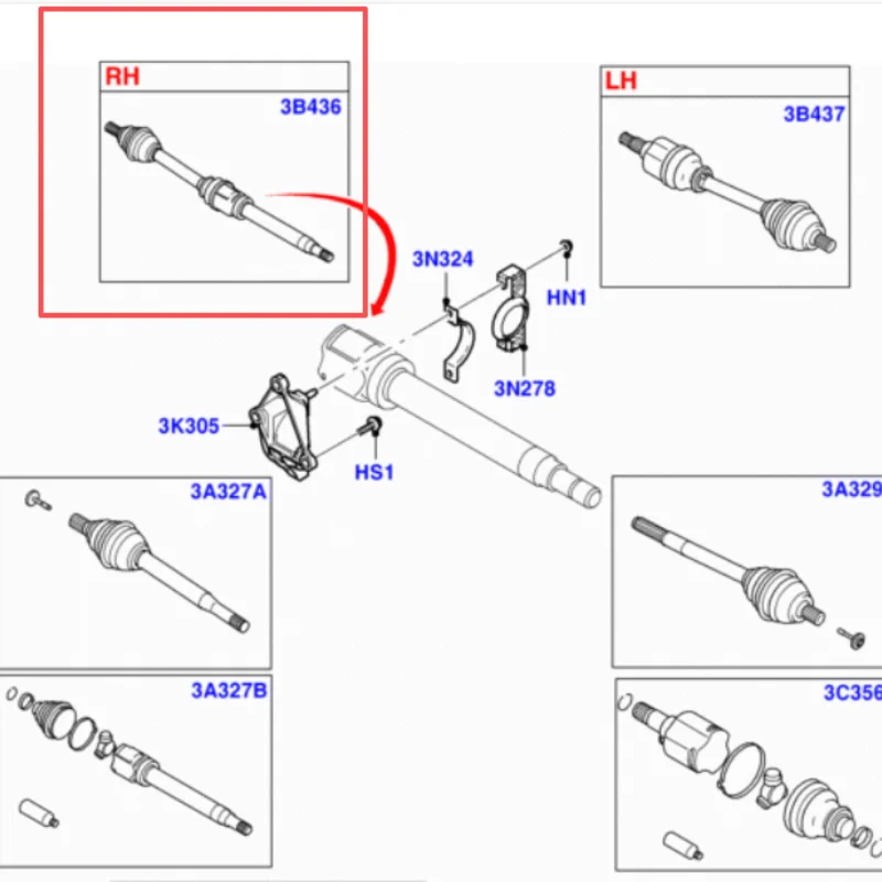 1pcs Front Right CV Axle Shaft For Focus 2005 3M513B436ASC 3M513B436ASF
1pcs Front Right CV Axle Shaft For Focus 2005 3M513B436ASC 3M513B436ASF