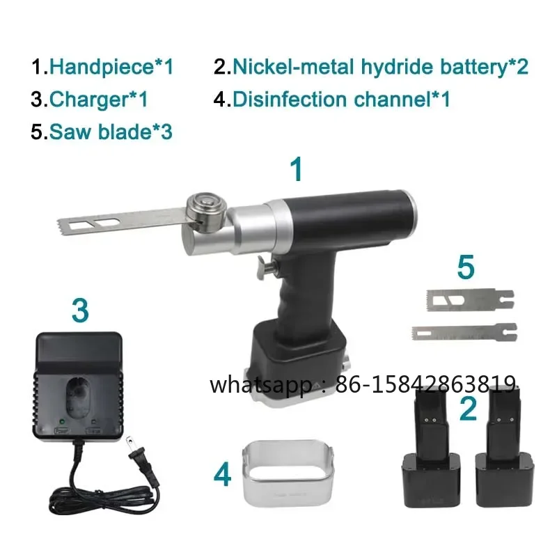 Orthopedic Oscillating Saw Set Medical Orthopedic Power Saw for Trauma Surgery Orthopedic Veterinary Instrument
Orthopedic Oscillating Saw Set Medical Orthopedic Power Saw for Trauma Surgery Orthopedic Veterinary Instrument