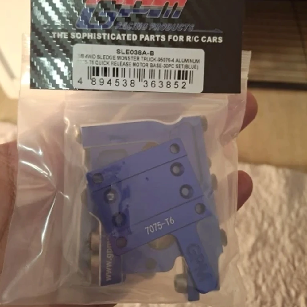 GPM Metal Aluminium Alloy Quick Disassembly Motor Mount 9589 for Traxxas 1/8 4WD Sledge 6S 95076-4 Monster Truck RC Car
GPM Metal Aluminium Alloy Quick Disassembly Motor Mount 9589 for Traxxas 1/8 4WD Sledge 6S 95076-4 Monster Truck RC Car