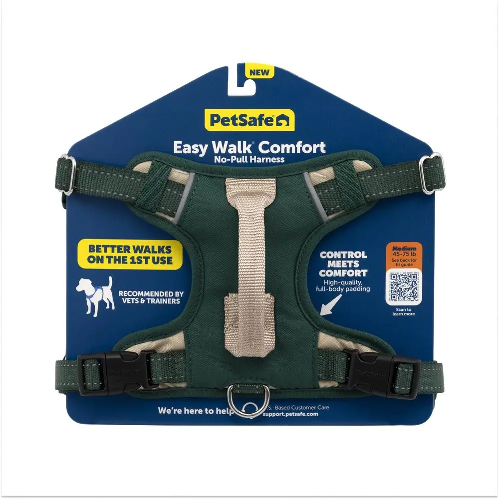 Удобная шлейка для собак Easy Walk Comfort NoPull: улучшенная шлейка для дрессировки, с полной подкладкой, из прочной ткани, 5-точечная регулировка размера.
Удобная шлейка для собак Easy Walk Comfort NoPull: улучшенная шлейка для дрессировки, с полной подкладкой, из прочной ткани, 5-точечная регулировка размера.