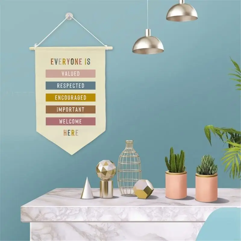 92MF Motivational Banners Wall Art Pennant Flag to Inspire Positive Energy Office or Classroom Space
92MF Motivational Banners Wall Art Pennant Flag to Inspire Positive Energy Office or Classroom Space