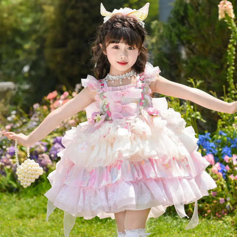 Girls' Lolita Dress Girl's Sweet Princess Dress Children's Summer New Tutu Skirt Children's Spring Autumn Bottoming Shirt Tops
Girls' Lolita Dress Girl's Sweet Princess Dress Children's Summer New Tutu Skirt Children's Spring Autumn Bottoming Shirt Tops