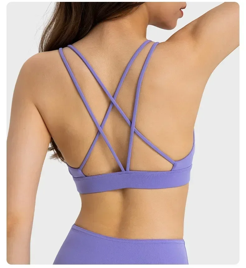 Lemon Cross Double Shoulder Strap Cross Beauty Back Sports Underwear Yoga Vest Light Strength Push-up Comfortable Sports Bra
Lemon Cross Double Shoulder Strap Cross Beauty Back Sports Underwear Yoga Vest Light Strength Push-up Comfortable Sports Bra