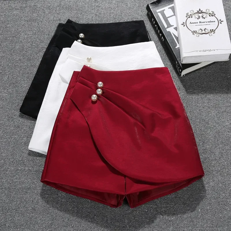 Shorts Women Spring and Summer 2023 New High Waist Loose Slimming Retro All-match Bright Silk Satin Skirt Ladies Short
Shorts Women Spring and Summer 2023 New High Waist Loose Slimming Retro All-match Bright Silk Satin Skirt Ladies Short