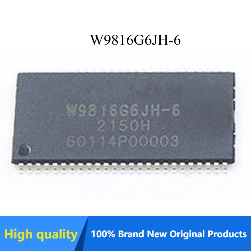 5PCS 100% New original W9816G6JH-6 W9816G6JH W9816G6 TSOP50 Chipset Original stock
5PCS 100% New original W9816G6JH-6 W9816G6JH W9816G6 TSOP50 Chipset Original stock