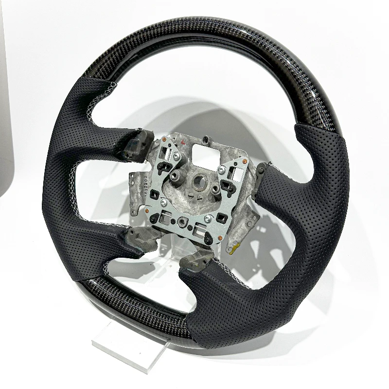 Black Carbon Fiber Steering Wheel Real Quality for Ford Falcon with Perforated Leather For Ford Falcon FG FGX XR8 Popular
Black Carbon Fiber Steering Wheel Real Quality for Ford Falcon with Perforated Leather For Ford Falcon FG FGX XR8 Popular