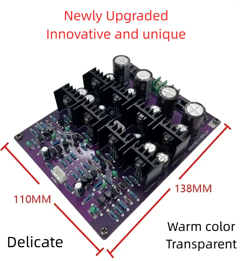 1PC GHXAMP Speaker Audio Audiophile Class A Preamplifier & Tone Control Board -Hi-Fi Amplifier DIY Fully Discrete Design
1PC GHXAMP Speaker Audio Audiophile Class A Preamplifier & Tone Control Board -Hi-Fi Amplifier DIY Fully Discrete Design