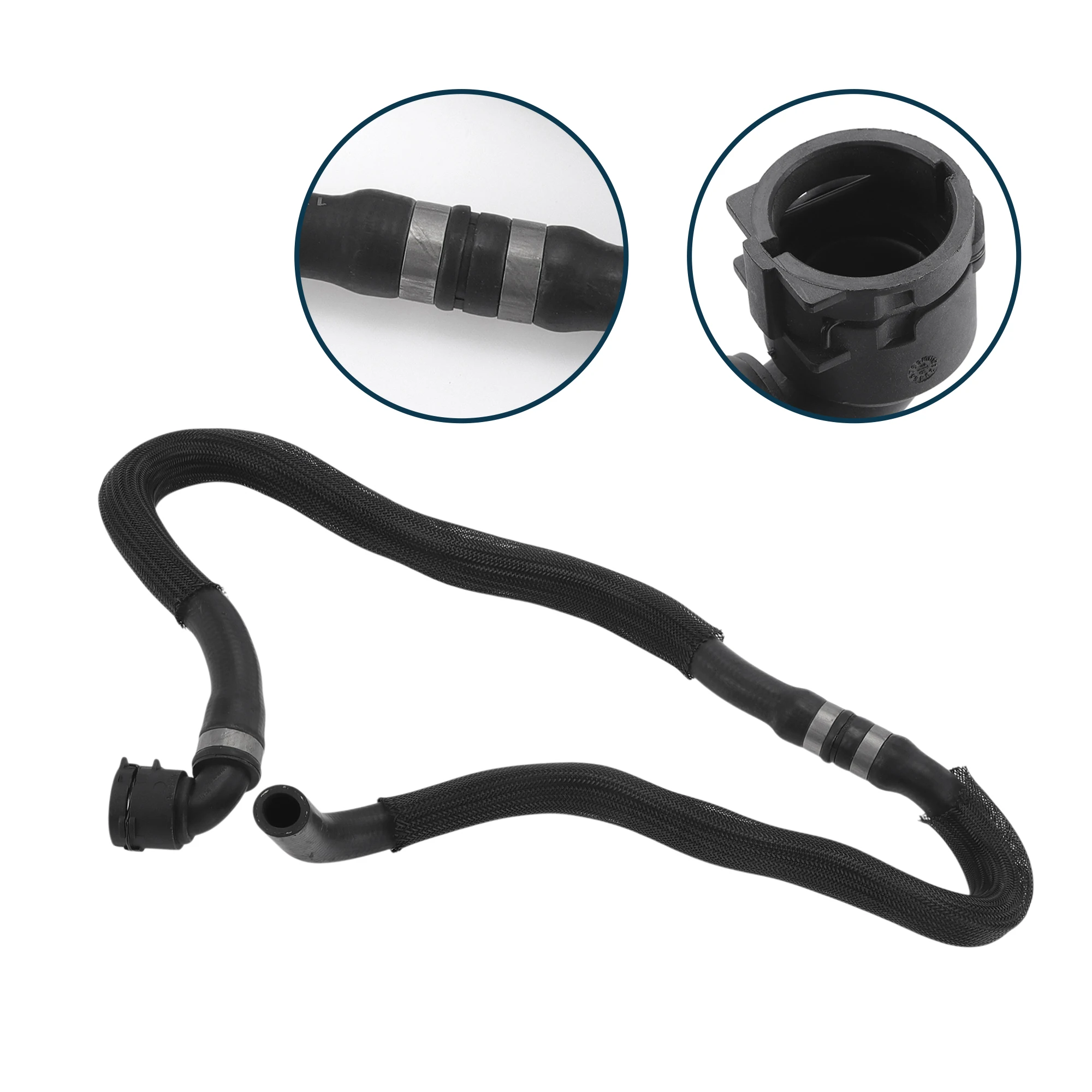 UXCELL Radiator Hose Heater Hose No.17127580961 for BMW 5 Series 2009 Rubber Coolant Pipe Black 1 Pc
UXCELL Radiator Hose Heater Hose No.17127580961 for BMW 5 Series 2009 Rubber Coolant Pipe Black 1 Pc