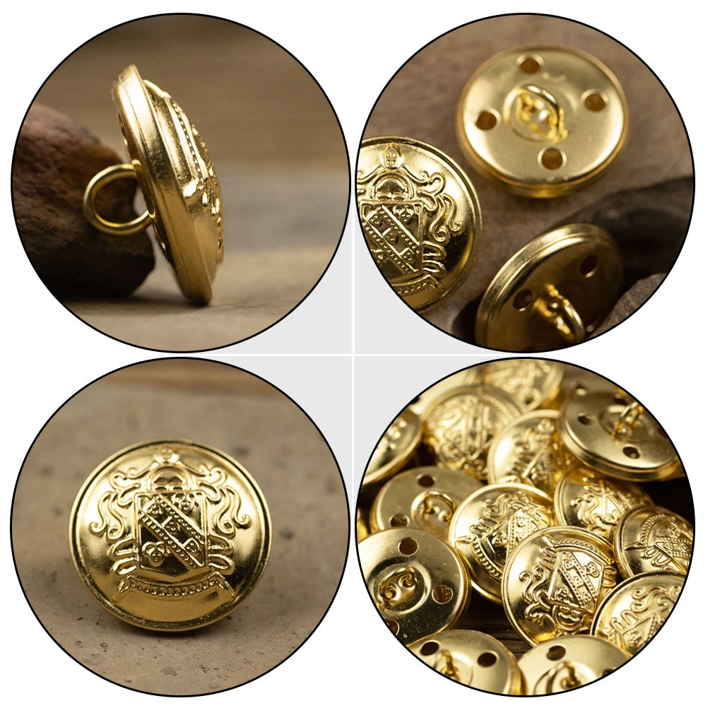 50pcs Vintage Suit Buttons Retro Brass Clothing Accessories for Shirts Coats Sewing DIY Decorative Embellishments
50pcs Vintage Suit Buttons Retro Brass Clothing Accessories for Shirts Coats Sewing DIY Decorative Embellishments
