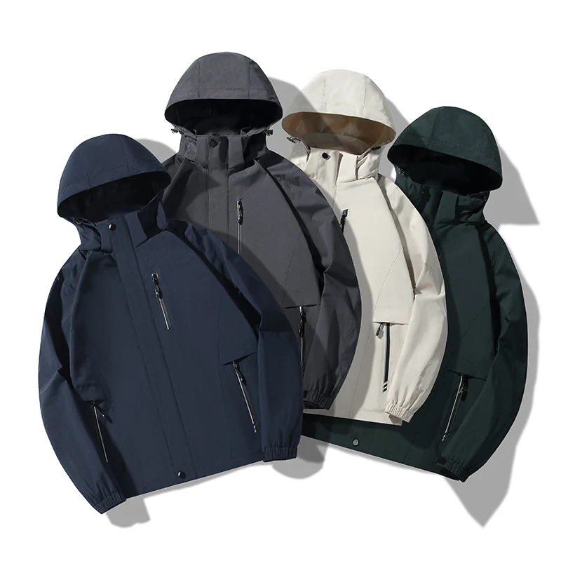 Men's Hooded Spring Jacket Casual Solid Color Coat Breathable Streetwear Basic Outerwear for Daily Use Lightweight Windbreaker
Men's Hooded Spring Jacket Casual Solid Color Coat Breathable Streetwear Basic Outerwear for Daily Use Lightweight Windbreaker
