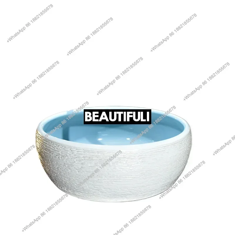 Z136American countertop basin round simple household retro ceramic art basin toilet hand washing
Z136American countertop basin round simple household retro ceramic art basin toilet hand washing