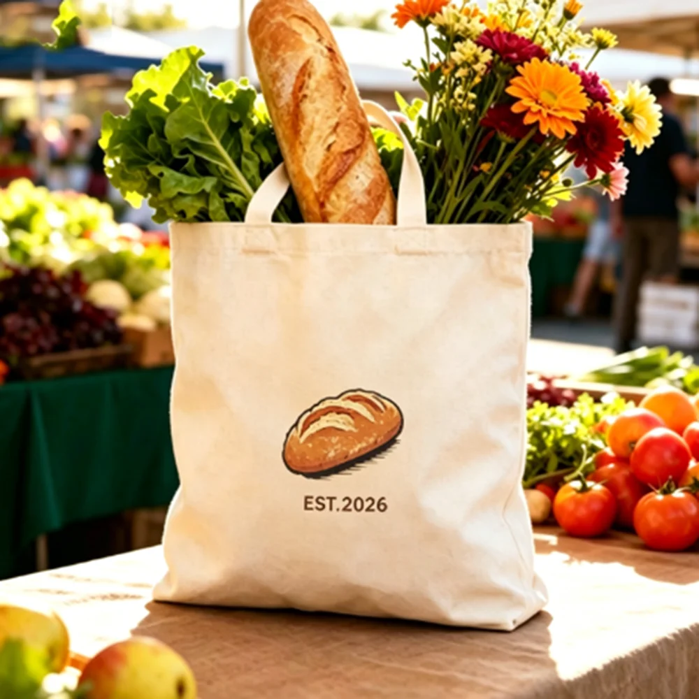 Custom Canvas Tote Bag Store Logo Year Printed Storage Shopping Bag Large Capacity Business Gift For Customers
Custom Canvas Tote Bag Store Logo Year Printed Storage Shopping Bag Large Capacity Business Gift For Customers