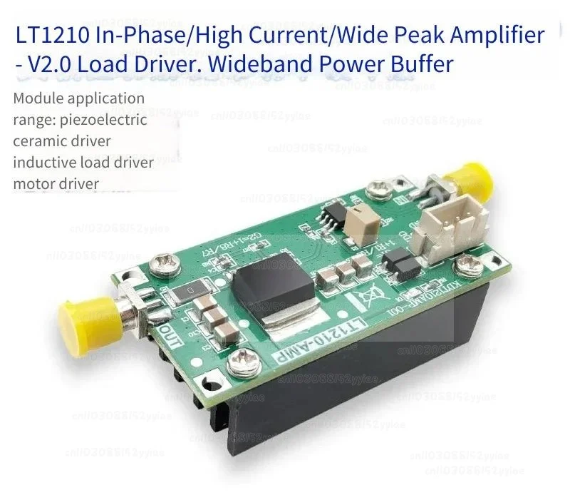 V2.0 LT1210 Piezoelectric Driver Amplifier – High Current Buffer Module for Ceramic Actuator
V2.0 LT1210 Piezoelectric Driver Amplifier – High Current Buffer Module for Ceramic Actuator