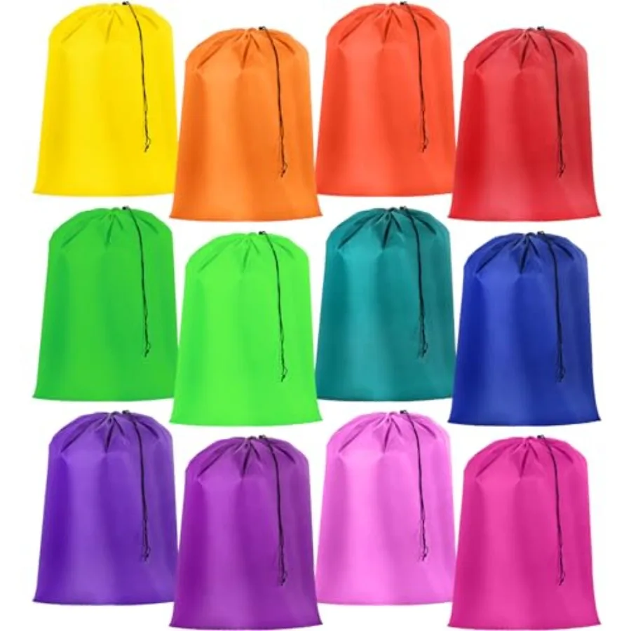 12 Pack 28 x 45 Inch Extra Large Laundry Bags Bulk Washable Travel Laundry Bag with Drawstring Closure Large Dirty Clothes Orga
12 Pack 28 x 45 Inch Extra Large Laundry Bags Bulk Washable Travel Laundry Bag with Drawstring Closure Large Dirty Clothes Orga