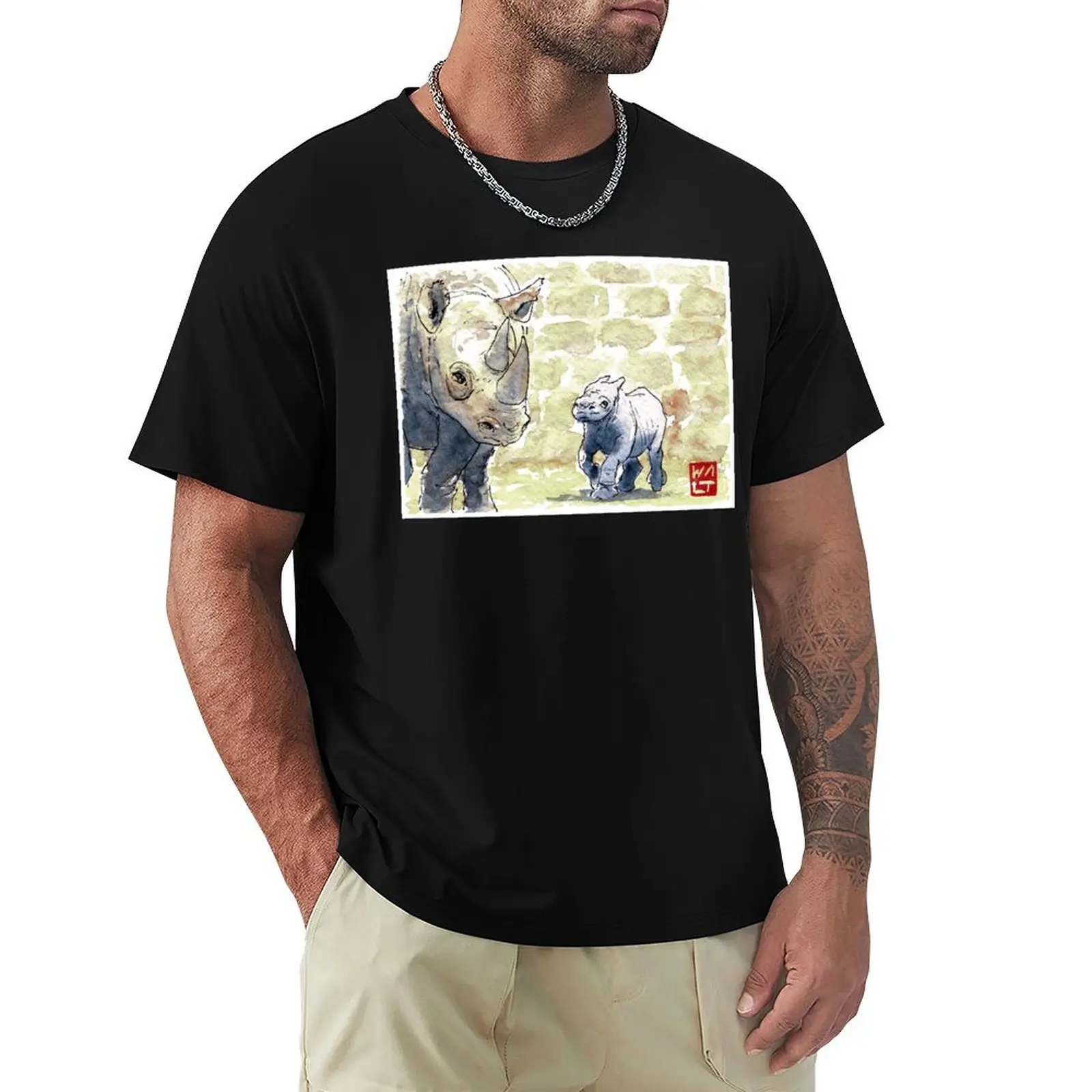 Rhino & Baby T-Shirt shirts graphic tees funny shirt cotton cute clothes mens graphic t-shirts
Rhino & Baby T-Shirt shirts graphic tees funny shirt cotton cute clothes mens graphic t-shirts