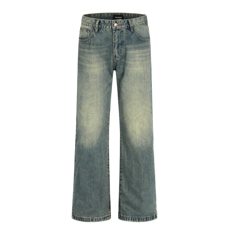 EU/US High-Street Relaxed Fade Washed Distressed Basic Straight-Leg Casual Denim Jeans Pants for Men Trendy Streetwear
EU/US High-Street Relaxed Fade Washed Distressed Basic Straight-Leg Casual Denim Jeans Pants for Men Trendy Streetwear