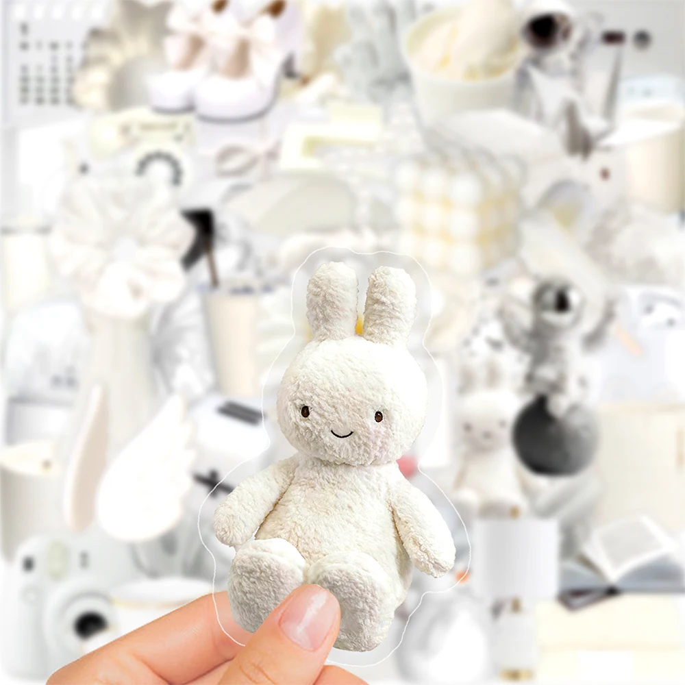 10/30/50pcs Cute Cartoon Ins Style White Art Stickers Aesthetic DIY Scrapbook Phone Notebook Transparent Decals Decoration Gift
10/30/50pcs Cute Cartoon Ins Style White Art Stickers Aesthetic DIY Scrapbook Phone Notebook Transparent Decals Decoration Gift