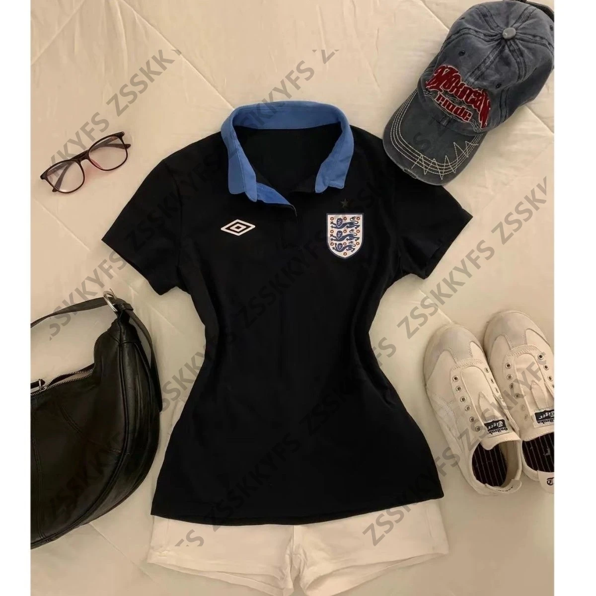 American Retro T-shirt Polo Y2k Goth Punk Crop Top Graphic 2000s Slim Basics Women Streetwear High Street Summer Grunge Emo Tees
American Retro T-shirt Polo Y2k Goth Punk Crop Top Graphic 2000s Slim Basics Women Streetwear High Street Summer Grunge Emo Tees