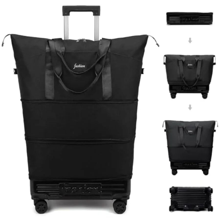 Rolling Duffle Bag with Wheels and Handle, Expandable Foldable Travel Bag - Wheeled Carry On Luggage, Collapsible Suitcase for
Rolling Duffle Bag with Wheels and Handle, Expandable Foldable Travel Bag - Wheeled Carry On Luggage, Collapsible Suitcase for